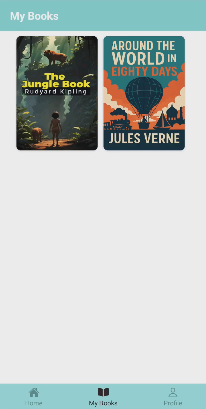 My Books Screen